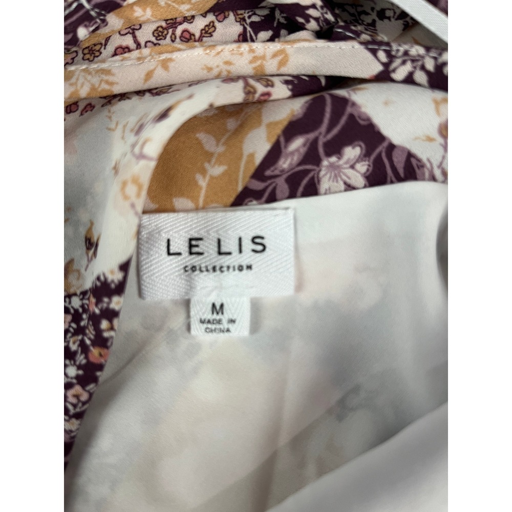 LE LIS COLLECTION Patchwork Floral Print Slip Dre… - image 3